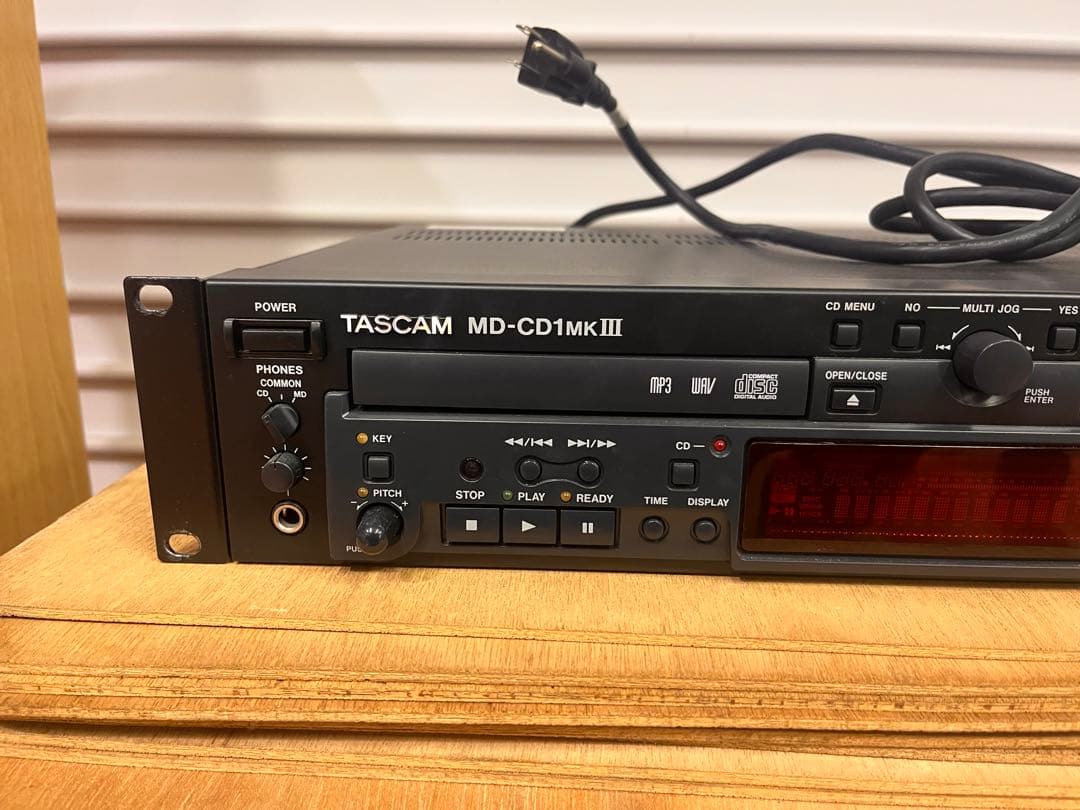 TASCAM MD-CD1MKⅢ CD・MDプレーヤー取扱説明書リモコンセット