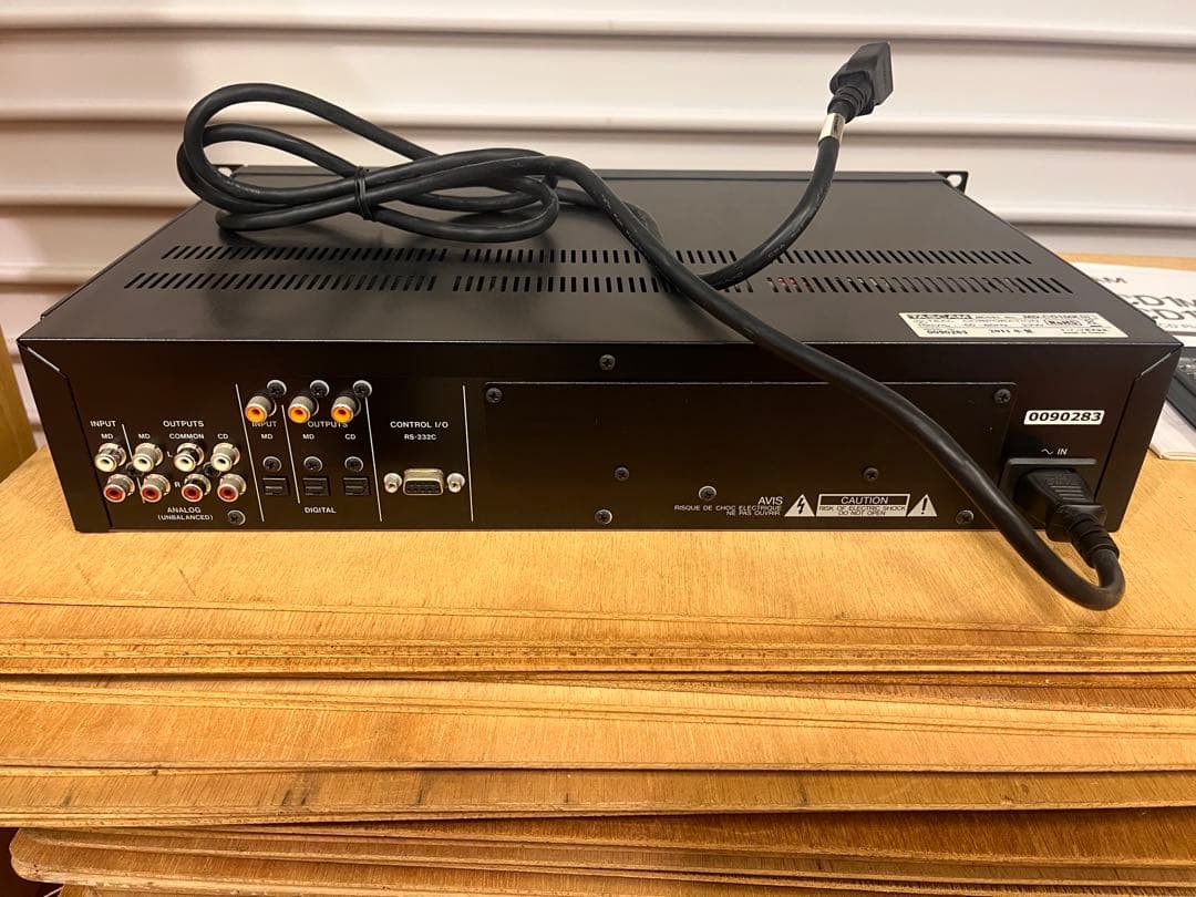TASCAM MD-CD1MKⅢ CD・MDプレーヤー取扱説明書リモコンセット