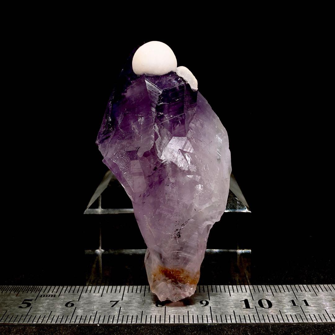 アメシスト　アメジスト　クォーツ　水晶　クリストロバイト　原石　鉱物標本　451