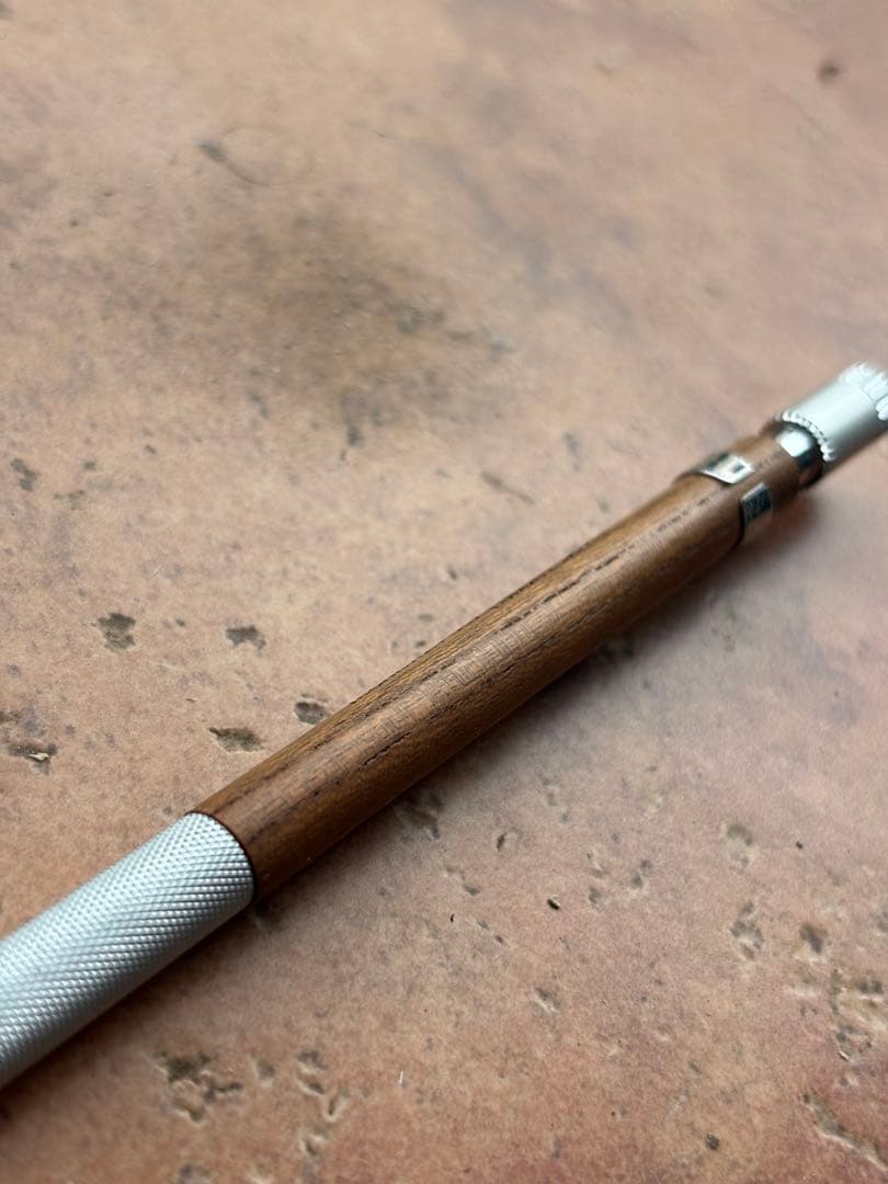 ま*ぎ様 Luddite TechDraw 欅　シャーペン　テックドロー　木軸