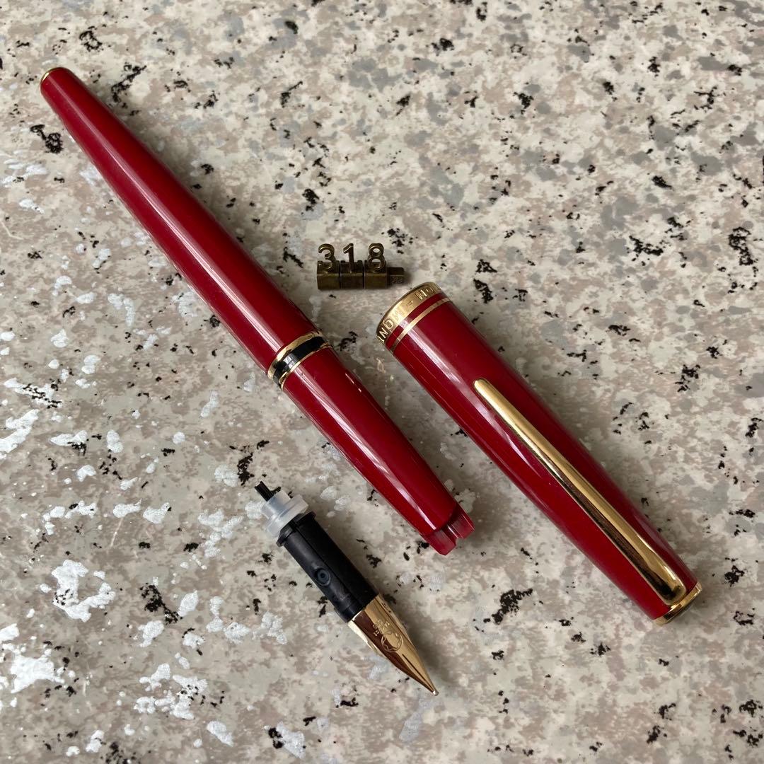 #318 オーバーホール済み 万年筆 モンブラン MONTBLANC 14k
