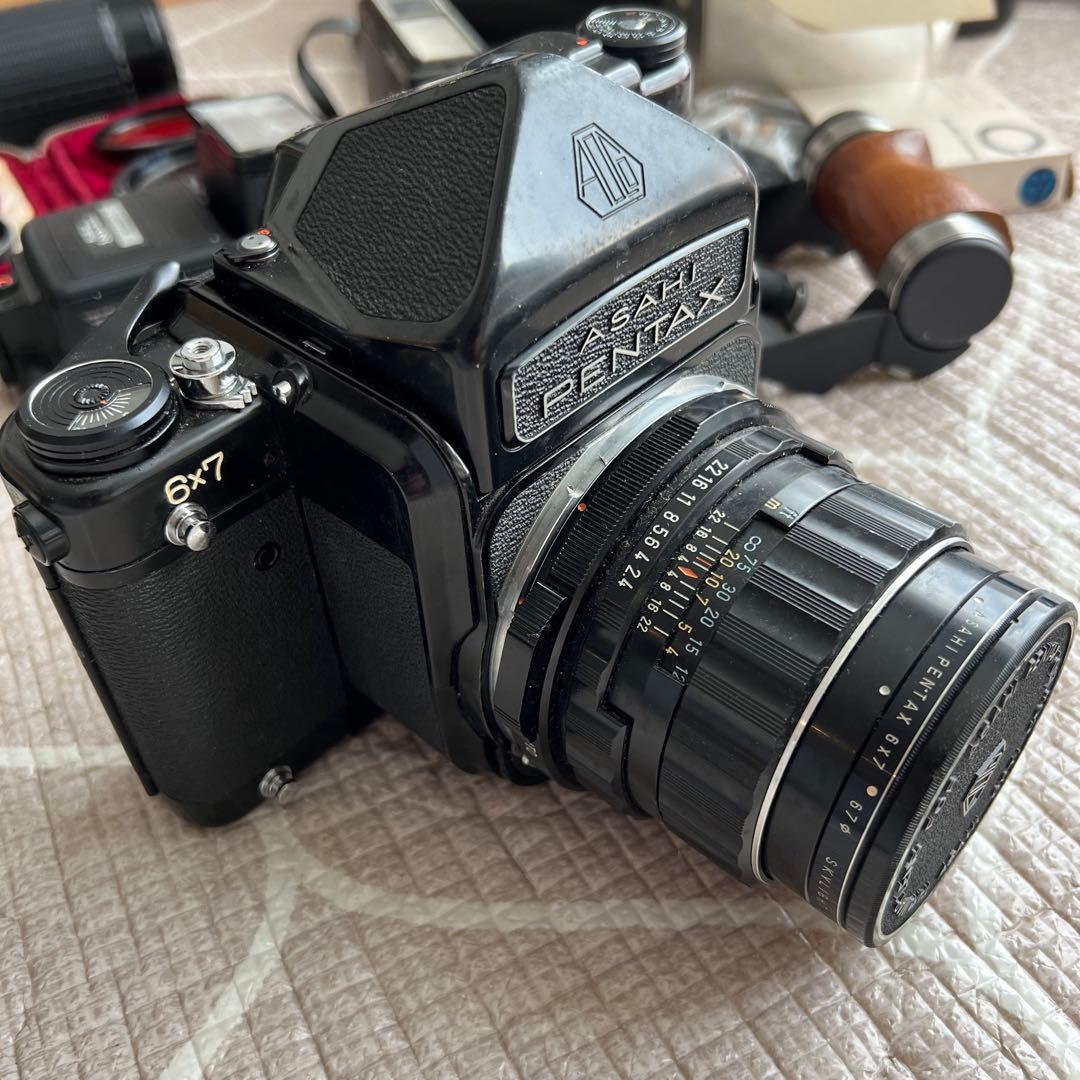 ジャンク　ASAHI PENTAX 6x7 中判フィルムカメラ