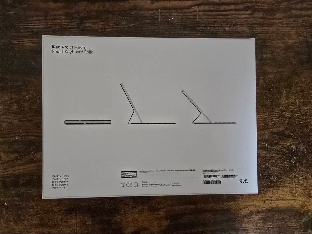 Apple11インチiPad Pro用Smart Keyboard Folio