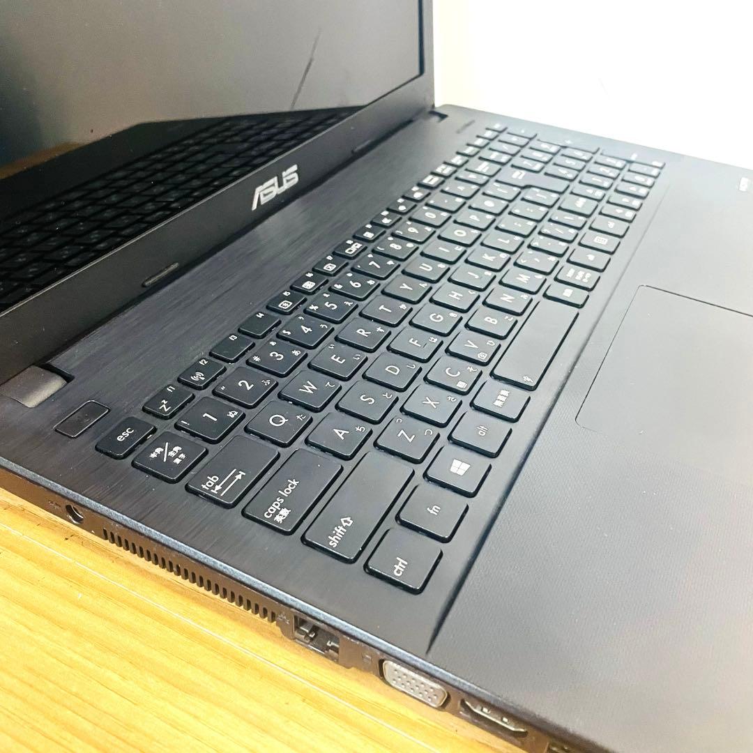 すぐ使える設定済みASUSノートカメラWi-Fiwin11 オフィスDVD