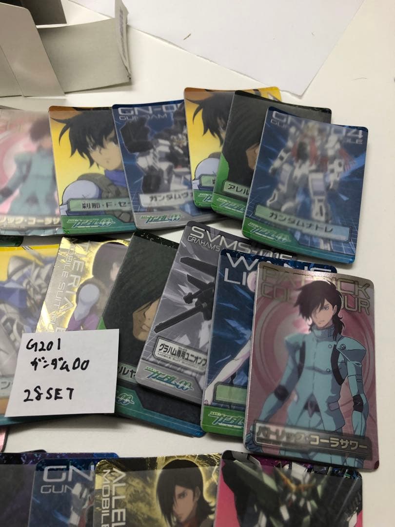 G201-ガンダムOO【開封未使用カードダス】28セットcarddass