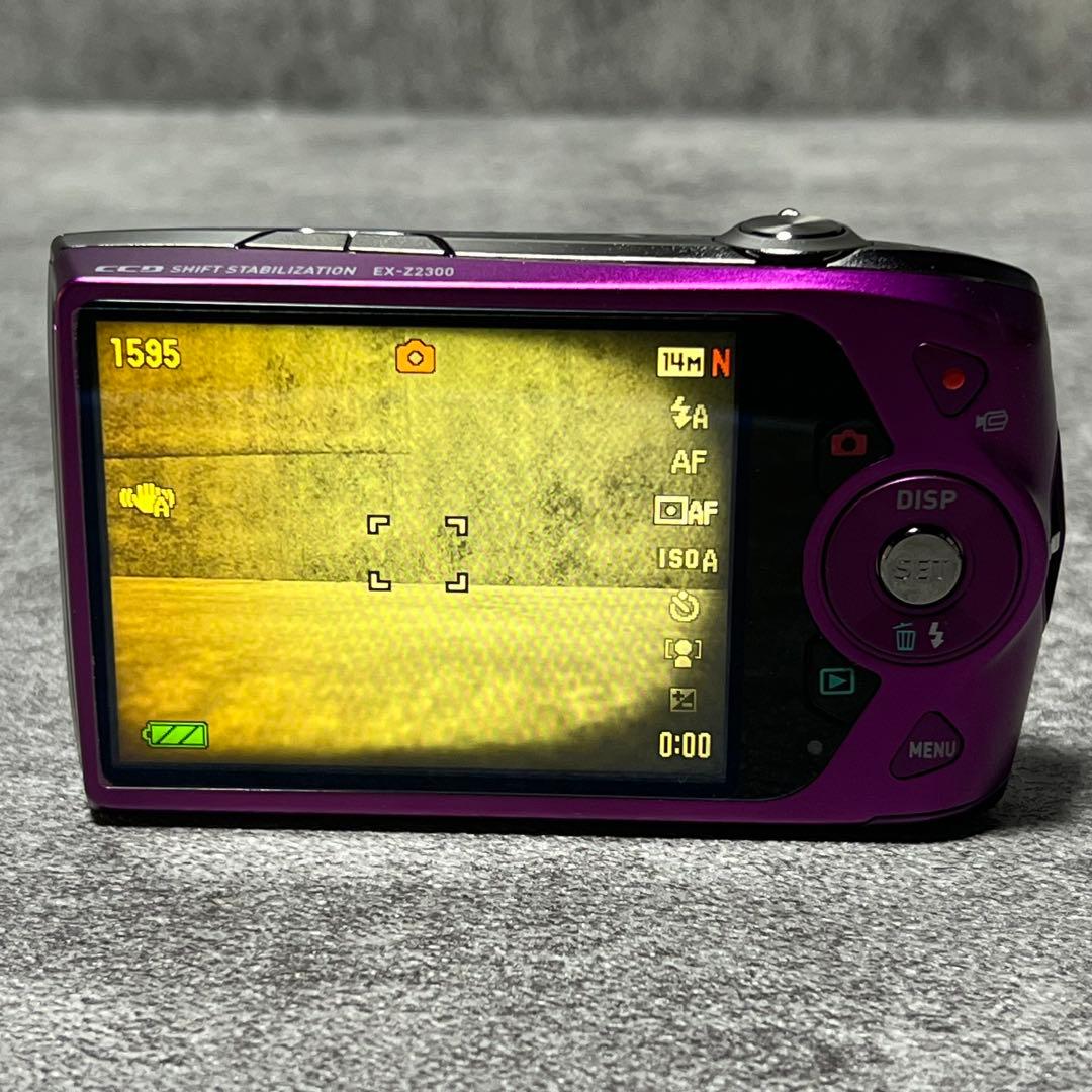 【付属品付き】 CASIO EXILIM EX-Z2300 パープル 動作品