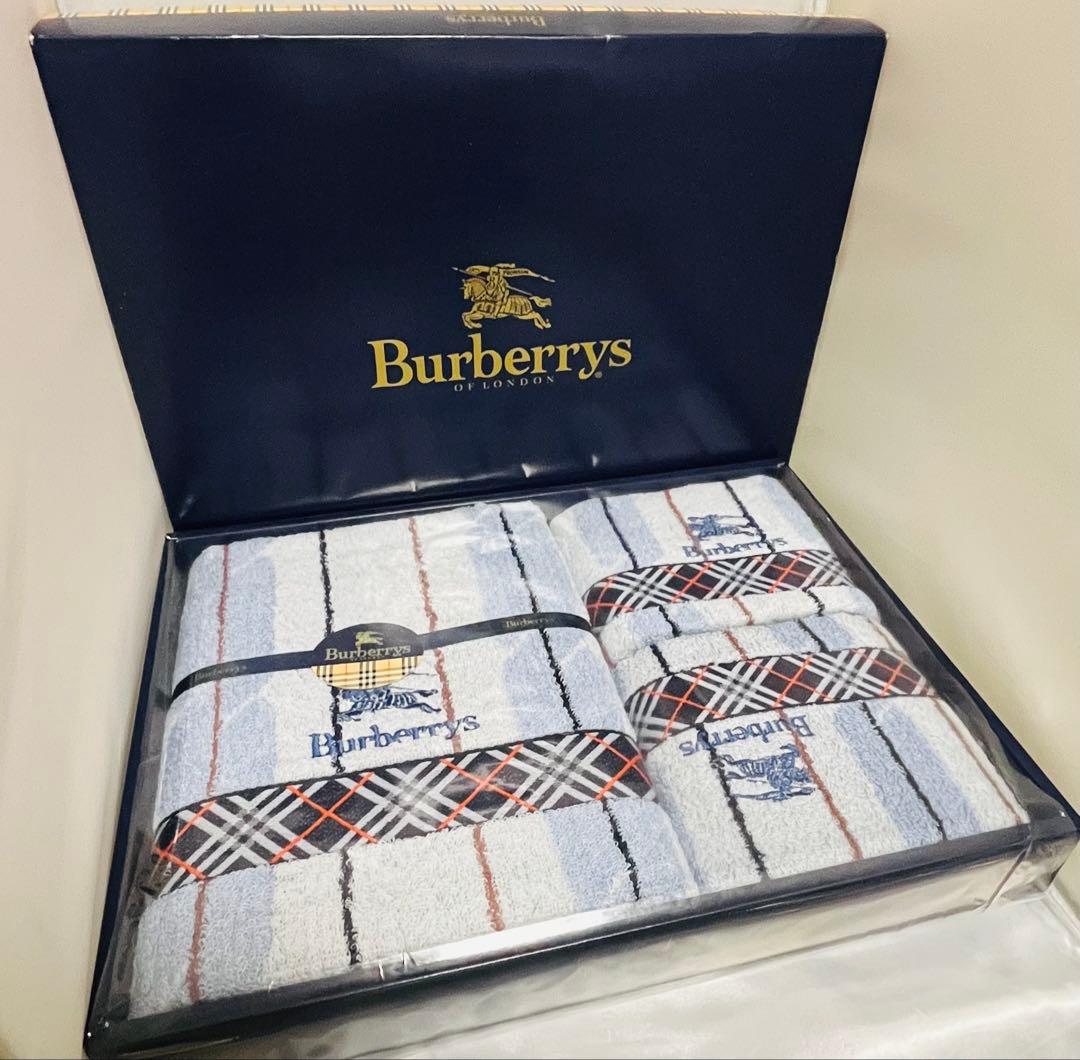★新品　バーバリー　BURBERRY バスタオル①＆フェイスタオル② セット