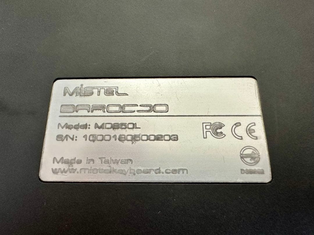 MISTEL BAROCCO MD650L 分割型キーボード 本体