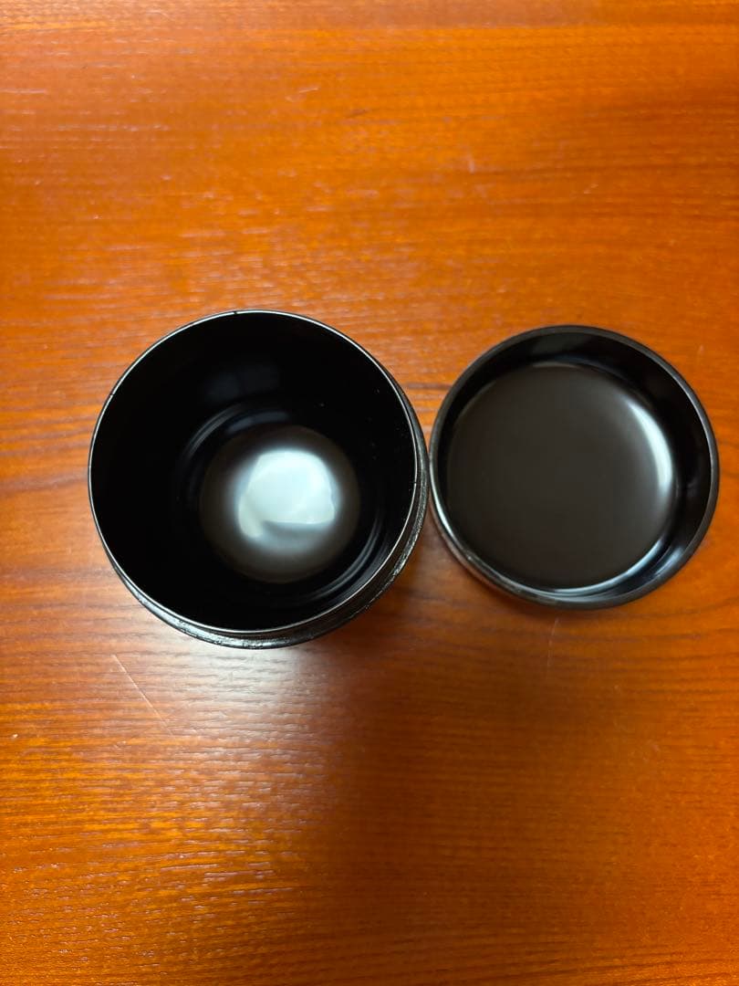 茶道具　溜塗　中棗　漆工