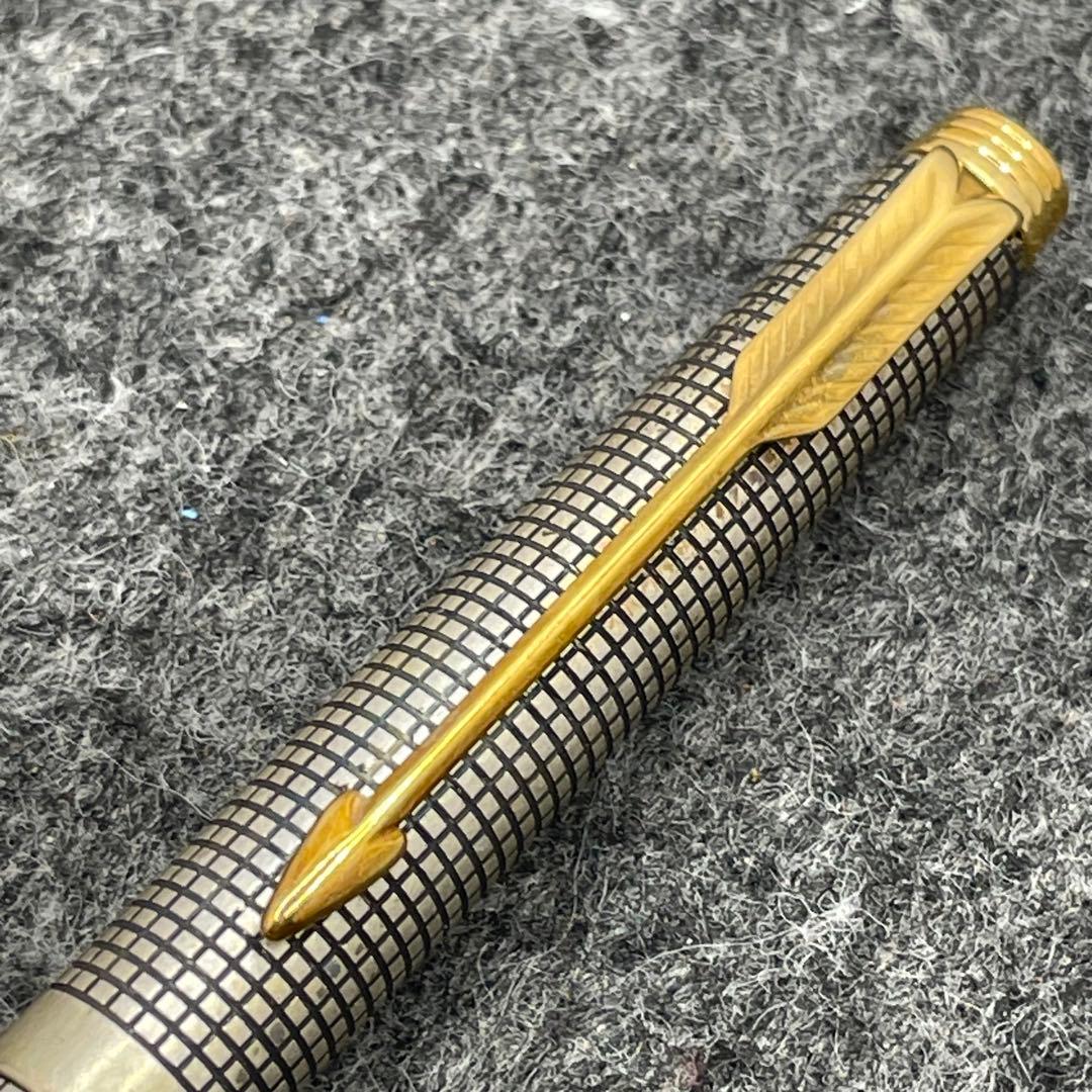 PE1108□パーカー 75 ノック式シャープペンシル シルバー シズレ