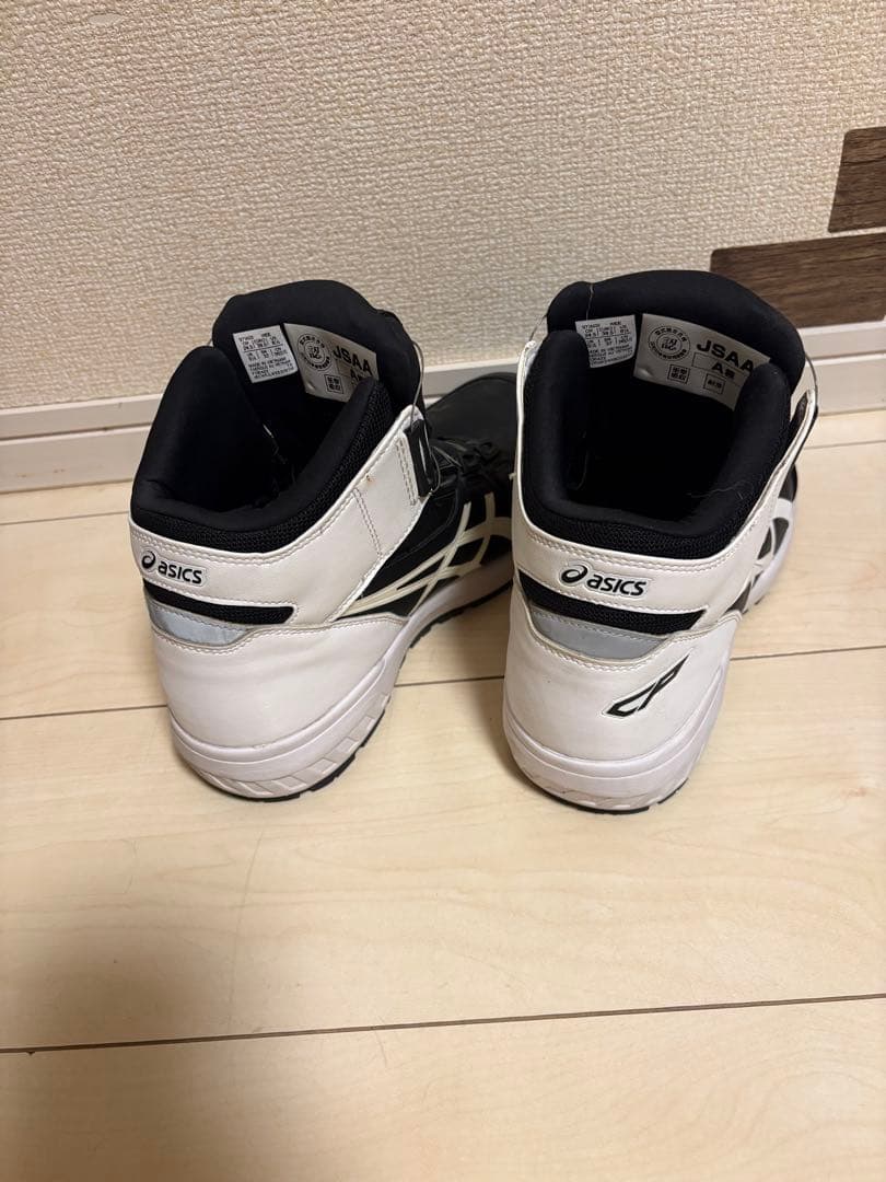 ASICS 安全靴 黒/白