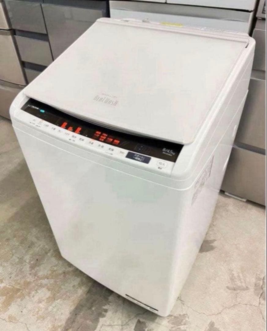 2019年式 8kg 4.5kg ビートウォッシュ洗濯乾燥機 BW-DV80E