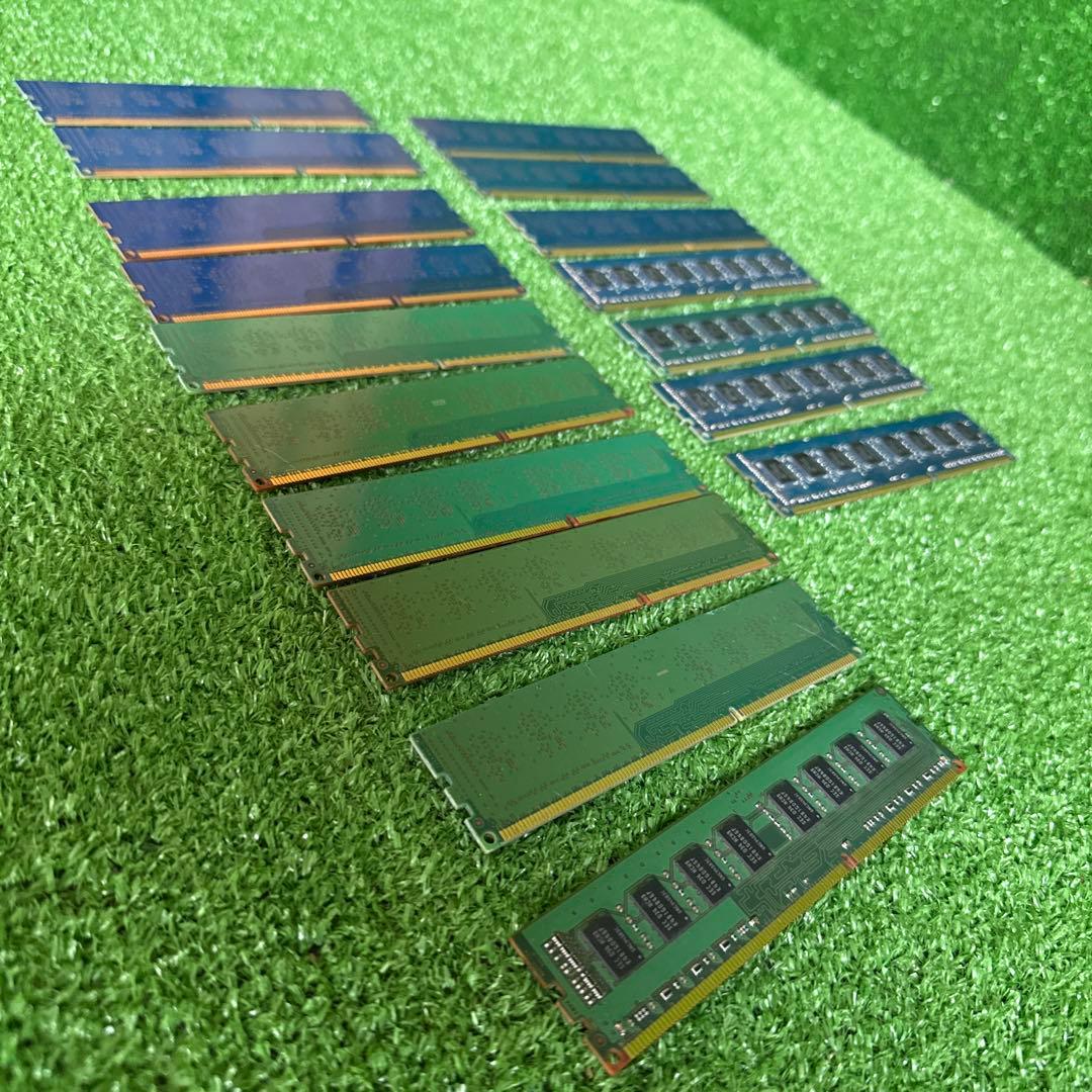 ネ235】hynix/ELPIDA/Samsungなど 2GBx17枚 メモリー