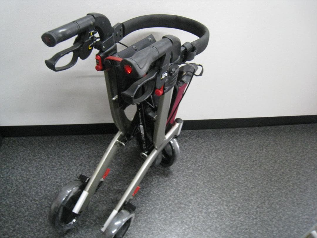 介護用品 歩行車 リトルターン ハイタイプ アロン化成 安寿 リハビリ ⑤