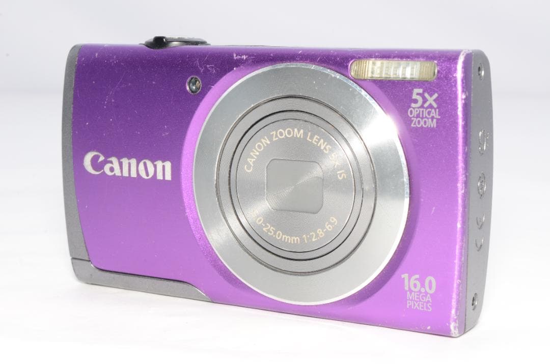 【スマホ転送OK】キャノン Canon PowerShot A3500 IS 紫