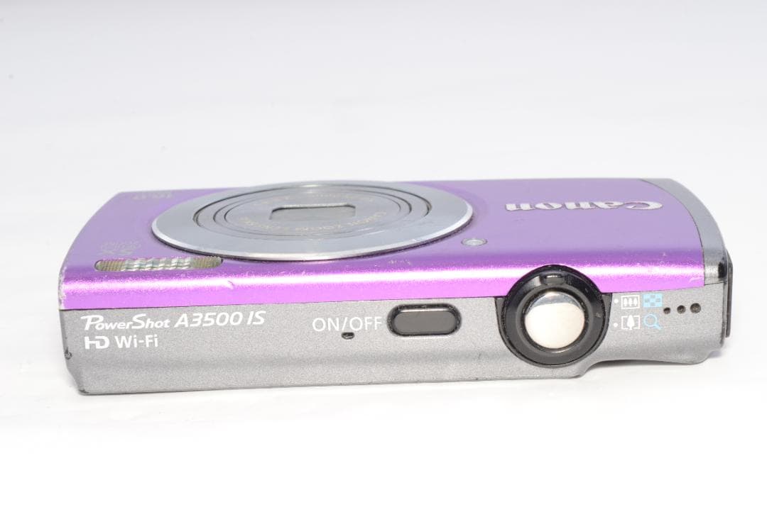 【スマホ転送OK】キャノン Canon PowerShot A3500 IS 紫