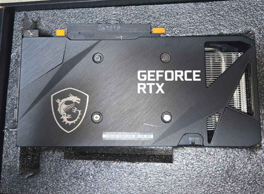 グラフィックボード・グラボ・ビデオカード MSI GeForce RTX 3060 VENTUS 2X