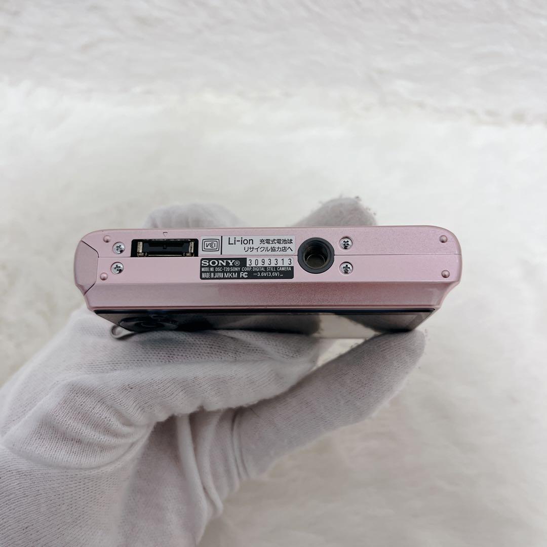 【美品】SONY Cyber-shot DSC-T20 ピンク コンデジ