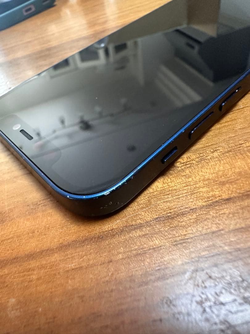 Apple iPhone 12 128ギガ　ブルー　全面ガラスコーティング済み