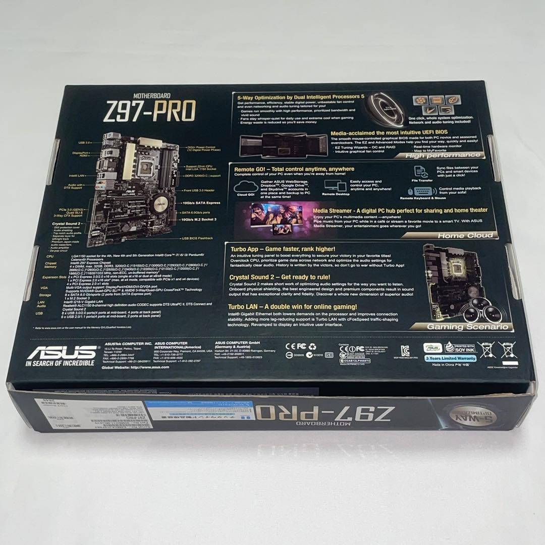 ASUS MOTHERBOARD Z97-PRO LGA1150 マザーボード