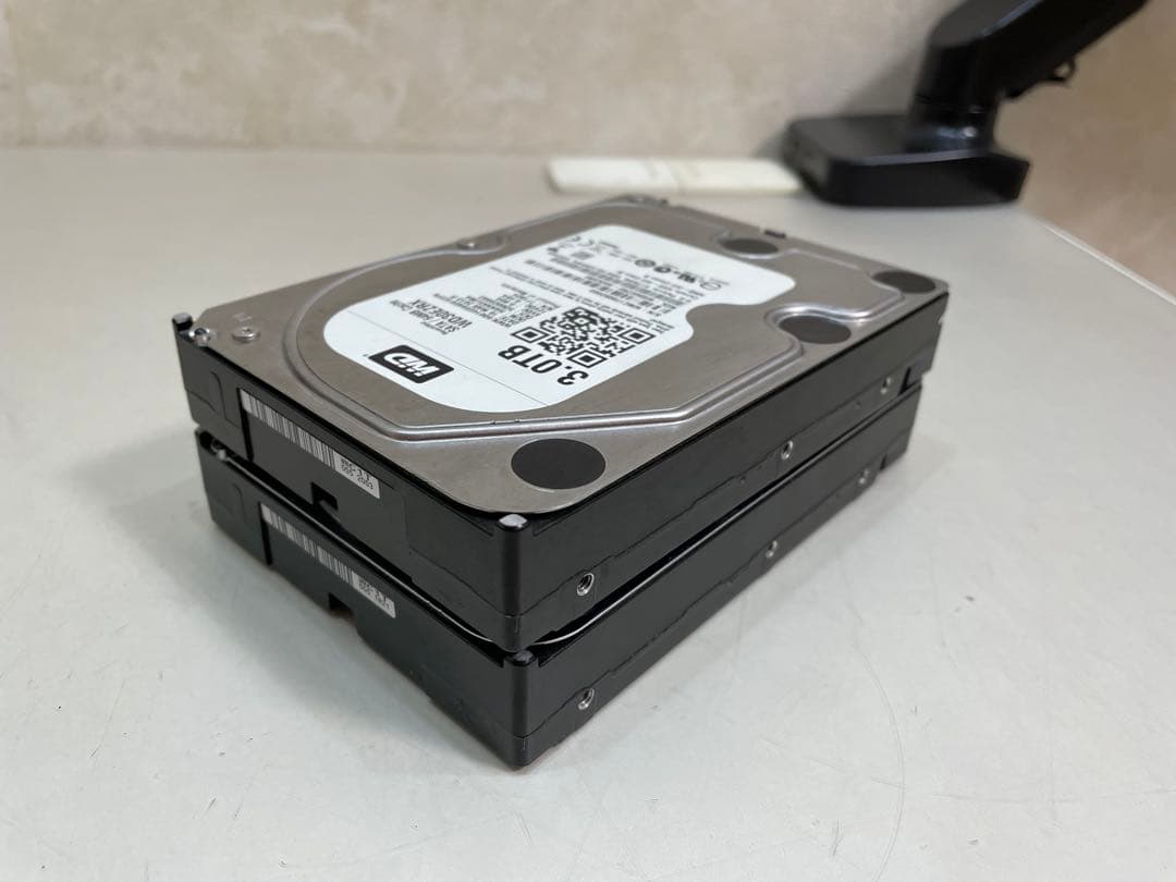 HDD 3.5インチ 容量 3000GB まとめて 2点