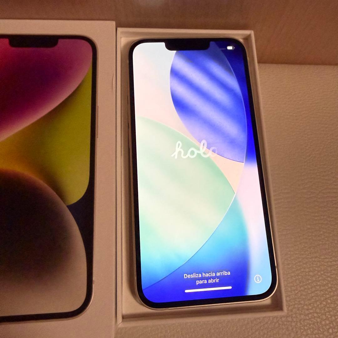 Apple iPhone14 128GB ホワイト SIMフリー 美品