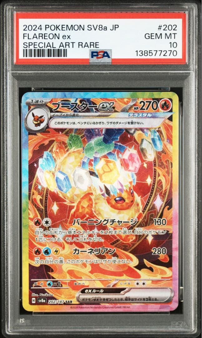 【 PSA10.10連番】ブイズ　SAR テラスタルフェスex ブラッキー