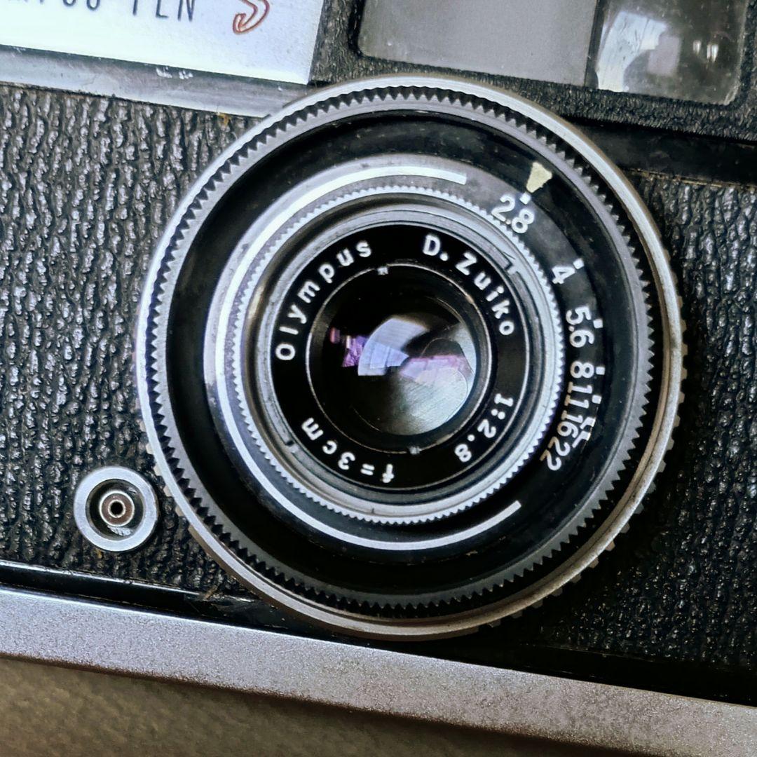 フィルムカメラ【重整備、完動品】オリンパスペンS2.8