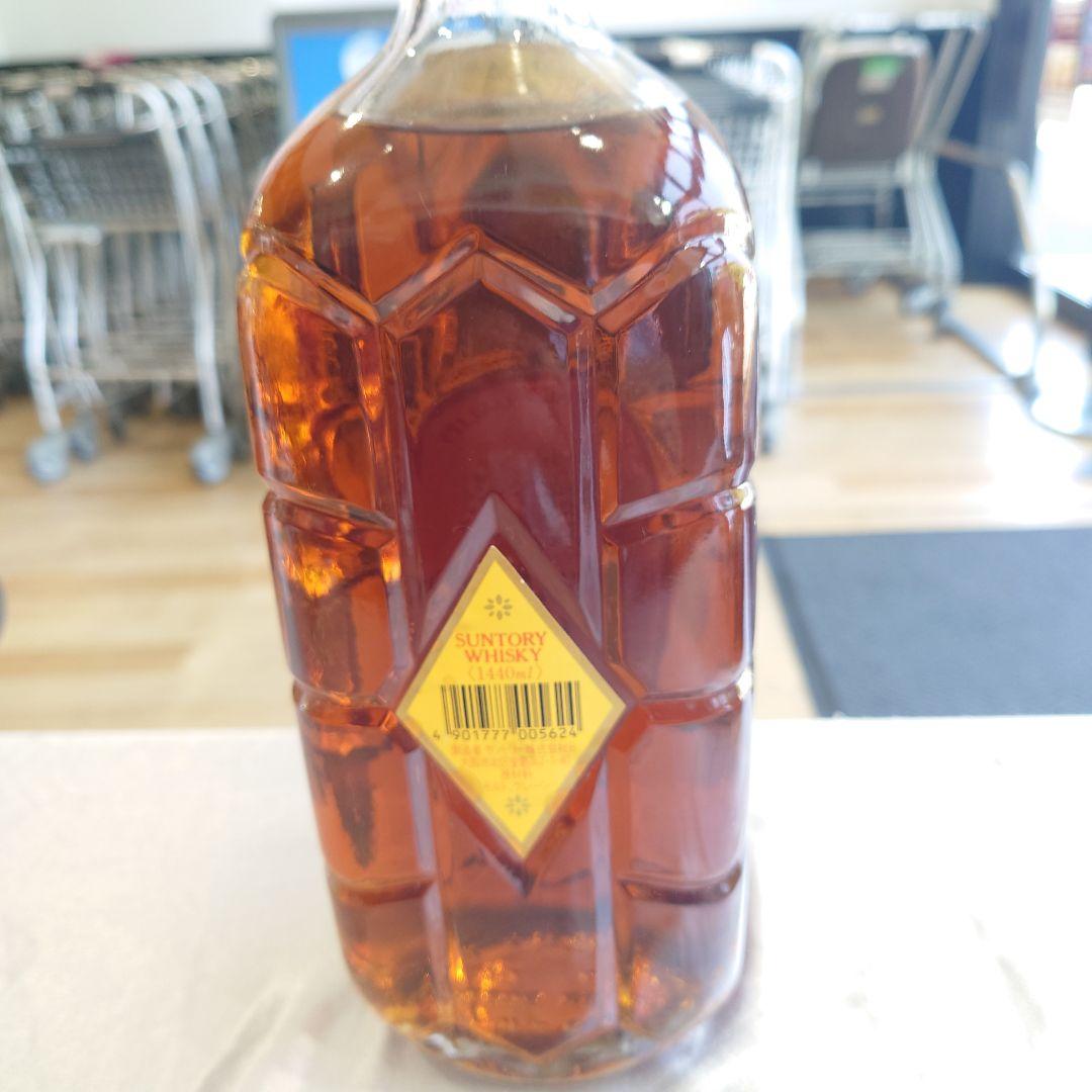 80年代？　向獅子　サントリー　角　ウイスキー　1440ml　43%　未開栓　旧