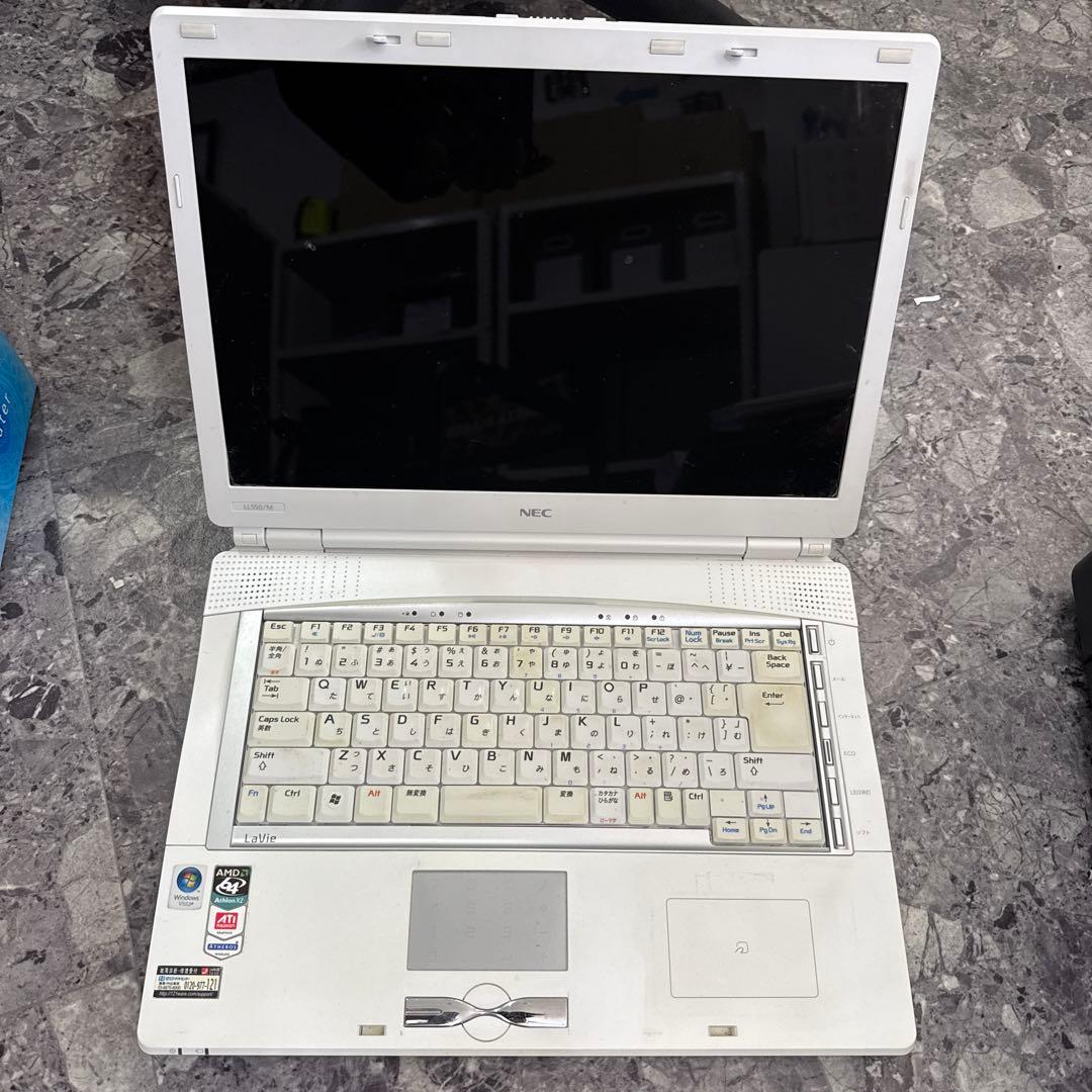 NEC ノートPC 15.6インチ ホワイトジャンク品