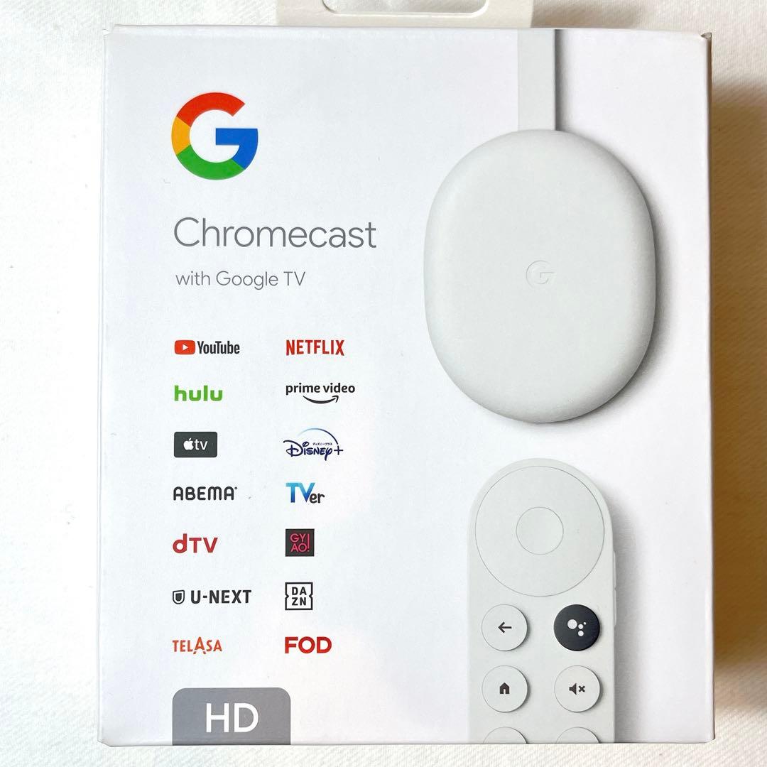 美品　Google Chromecast with Google TV