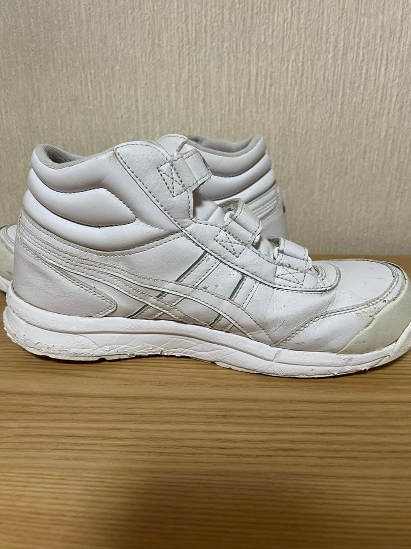 アシックス安全靴　ハイカット白　27cm