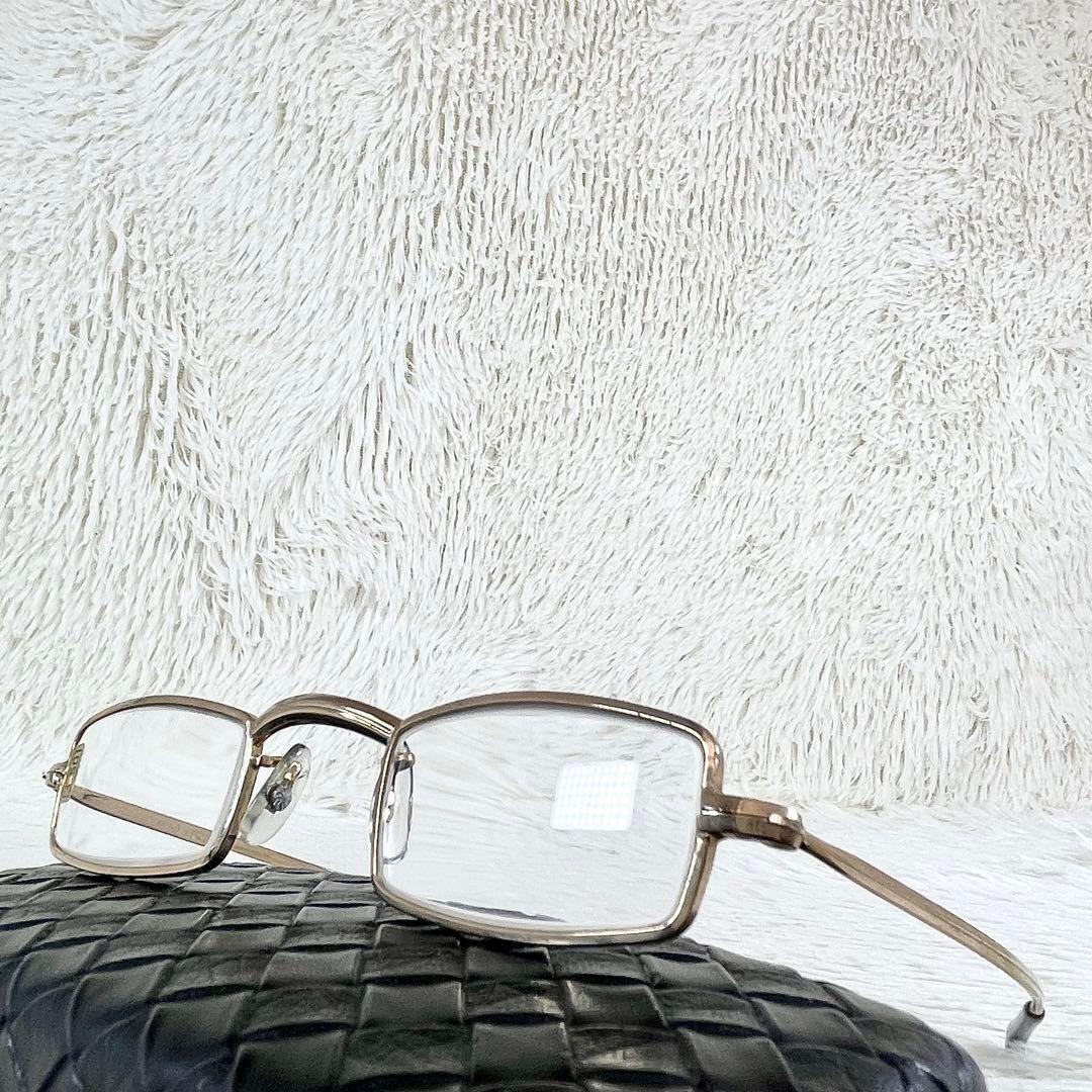 美品　カンダオプティカル　ビンテージ　老眼鏡　3.50　ゴールドフレー
