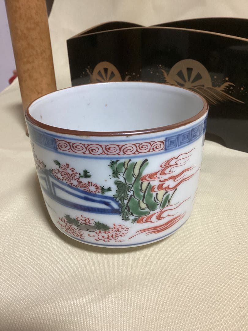 古美術煙草盆　漆器蒔絵煙草盆　茶道具　良品