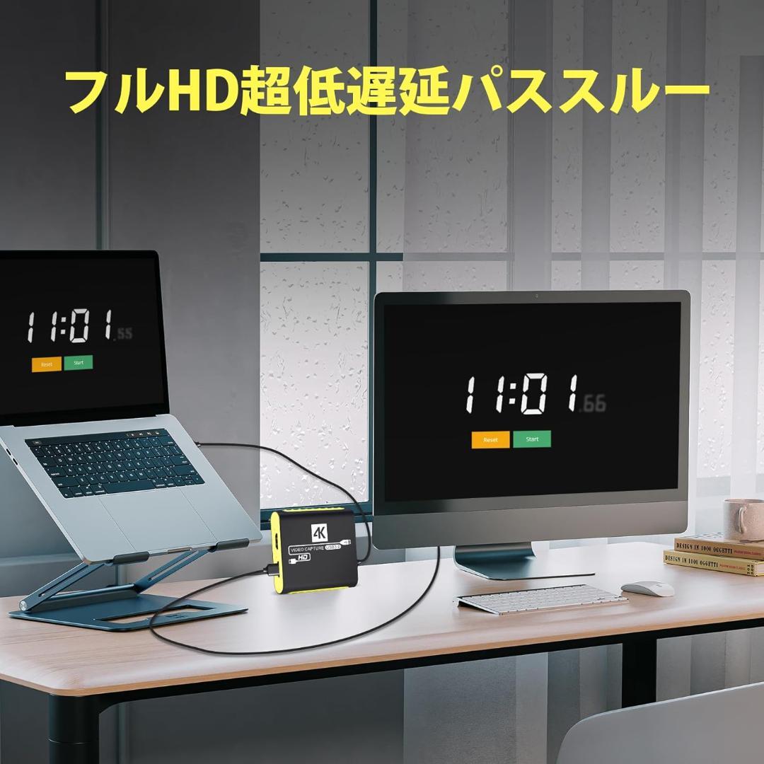 HDMI ビデオキャプチャー ボード Switch 2 対応 4K 30Hz入力