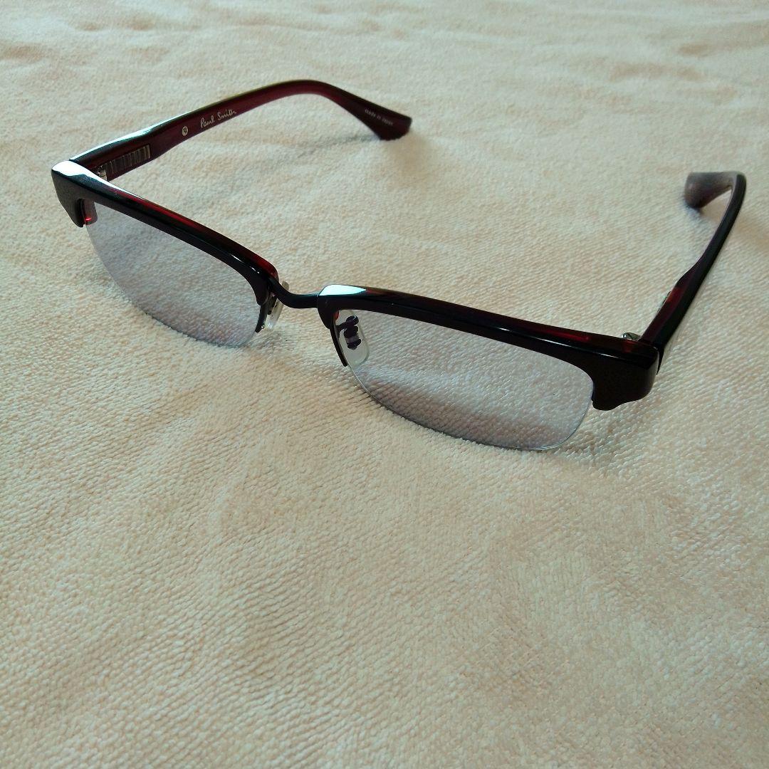 希少！美品 paul Smith ポール・スミス メガネ ハーフリム