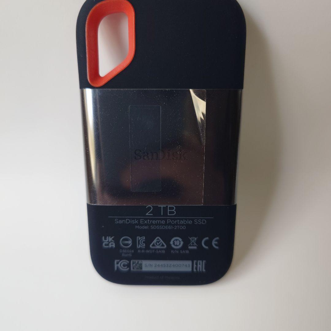 サンディスク　ポータブルSSD 2TB
