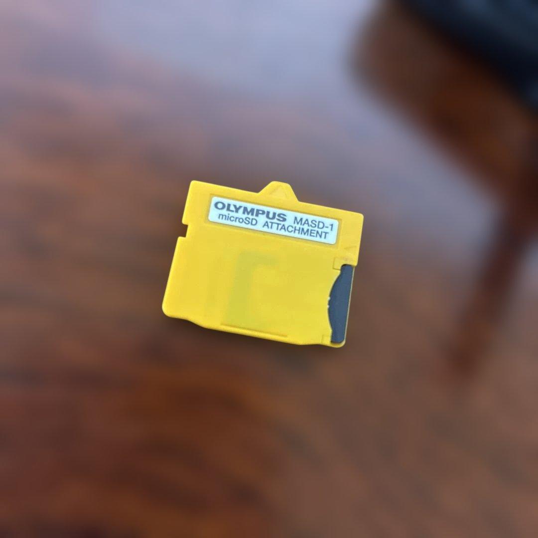 【美品】OLYMPUS μ-9000 希少な純正SDアダプタ付き、microSD