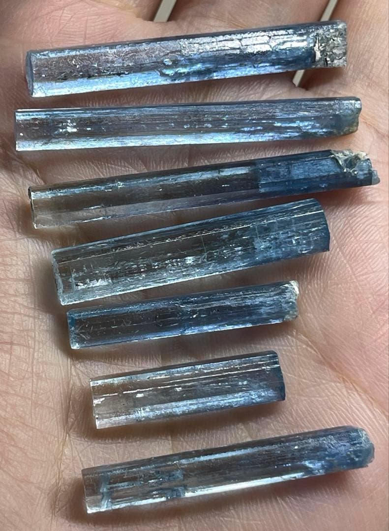 天然アクアマリン7点セット52カラット　(10.40g)