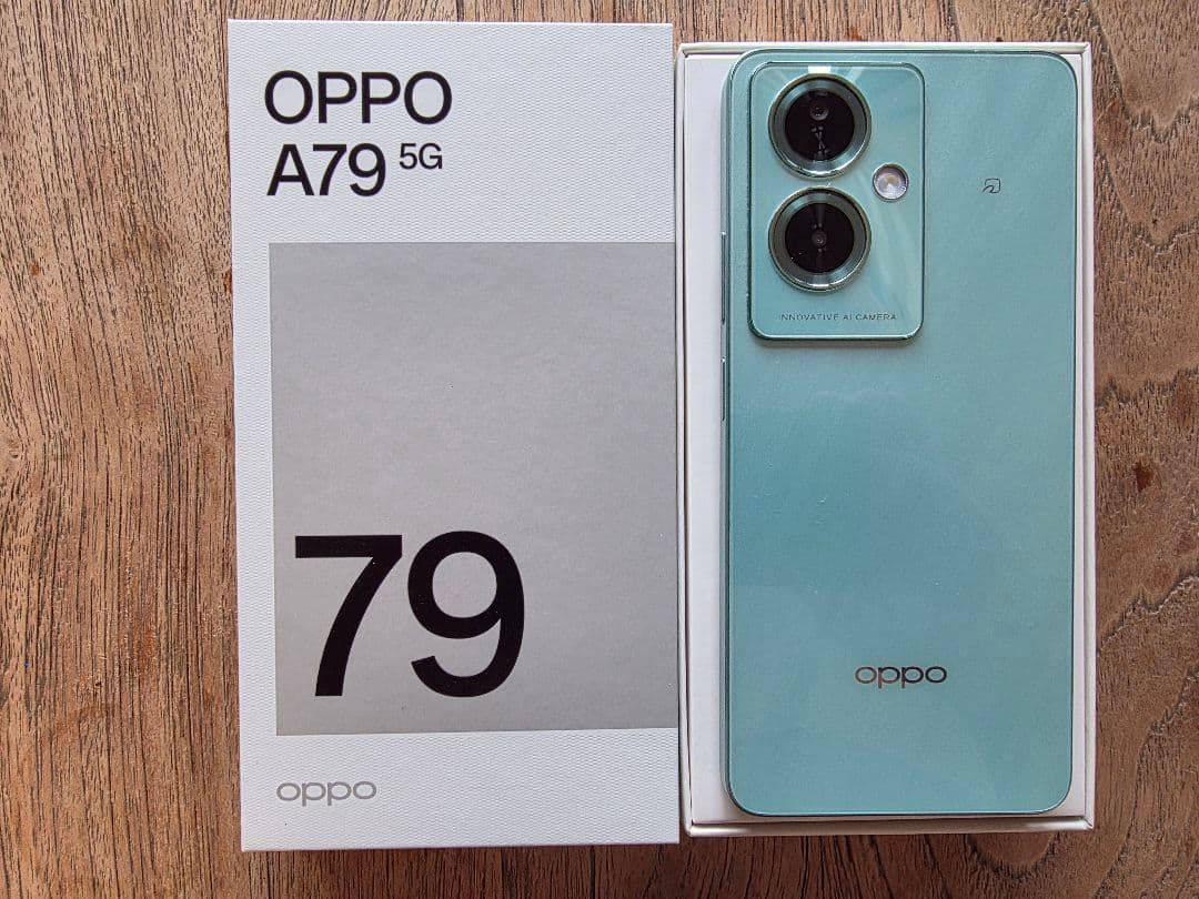 ⭐動作確認のみ⭐OPPO A79 5G グローグリーン