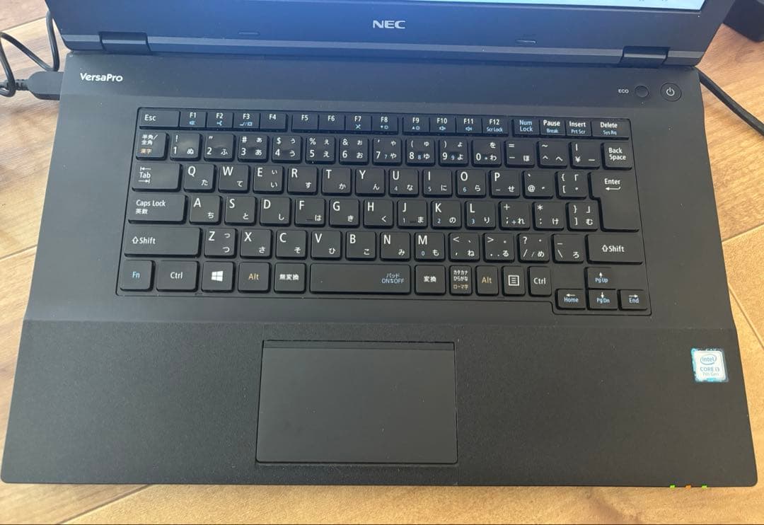 NEC ノートPC ブラック 本体 ACアダプター付き
