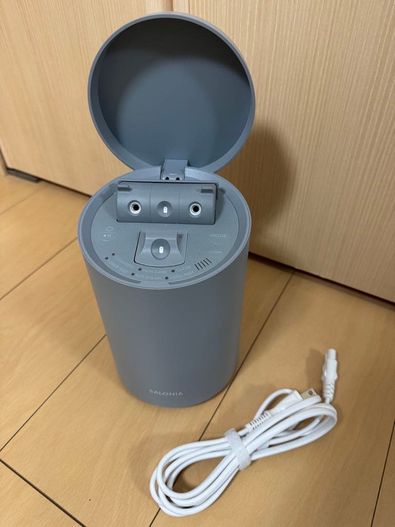 SALONIA ピュアブライトスチーマー グレー