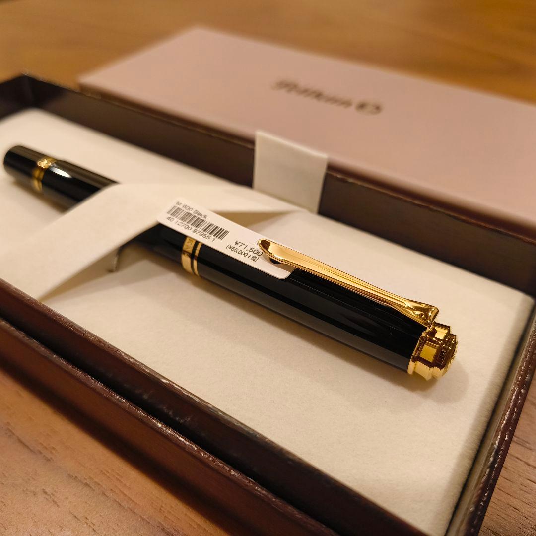 PELIKAN ペリカン スーベレーン M600 万年筆 F (細字) ブラック