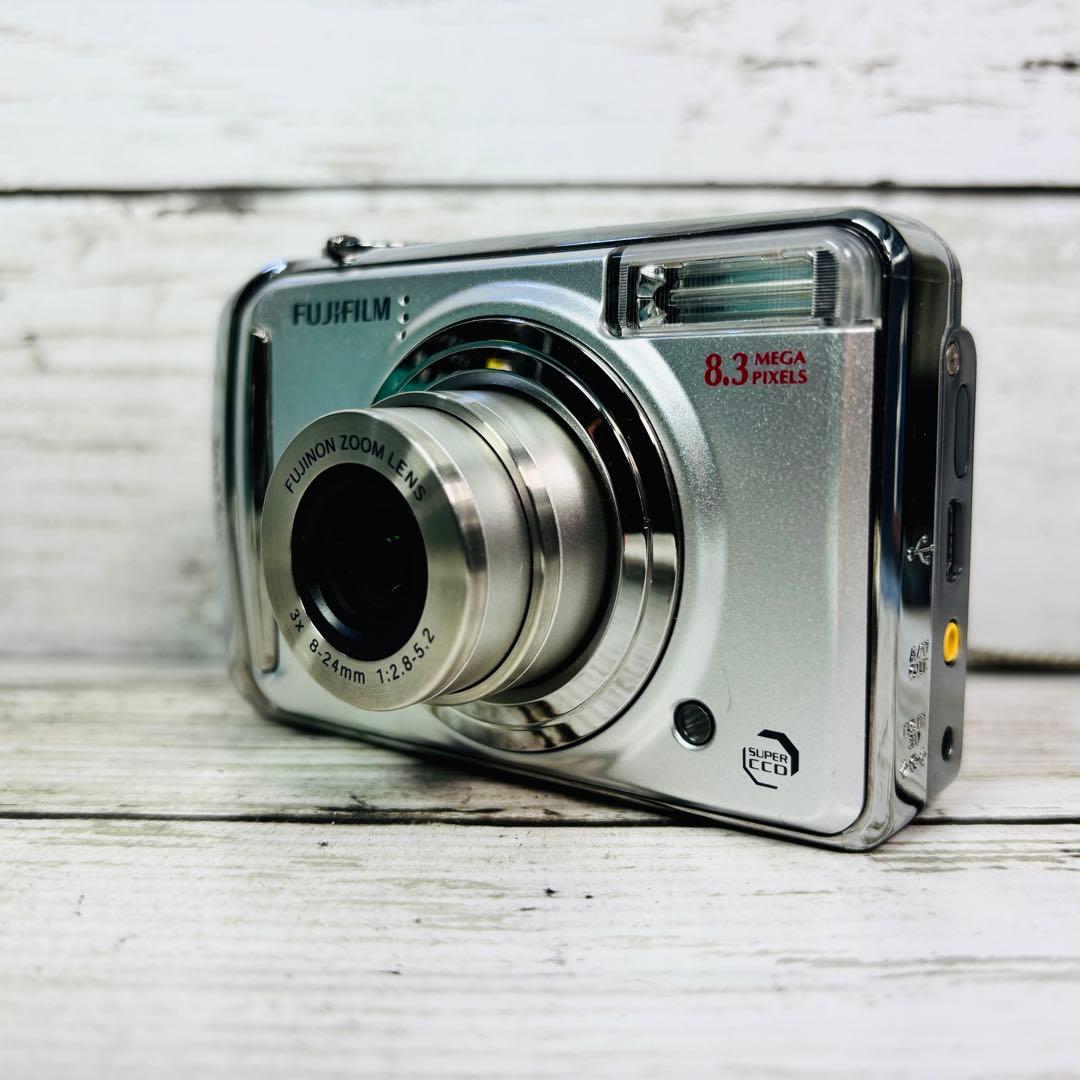 【動作良好】富士フイルム デジタルカメラ FinePix A800 シルバー