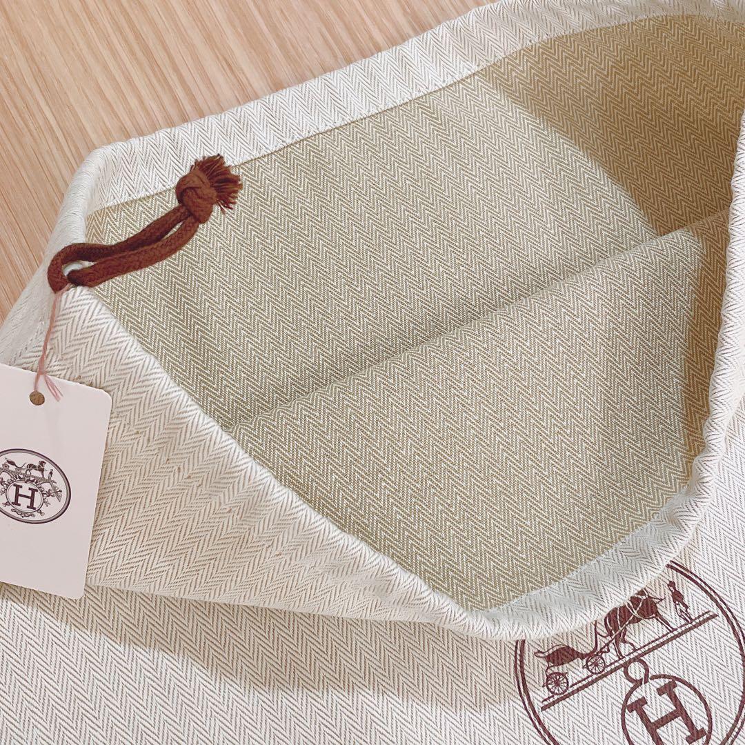 新品未使用 HERMES 保存袋 44cm×37cm HERMESタグ付