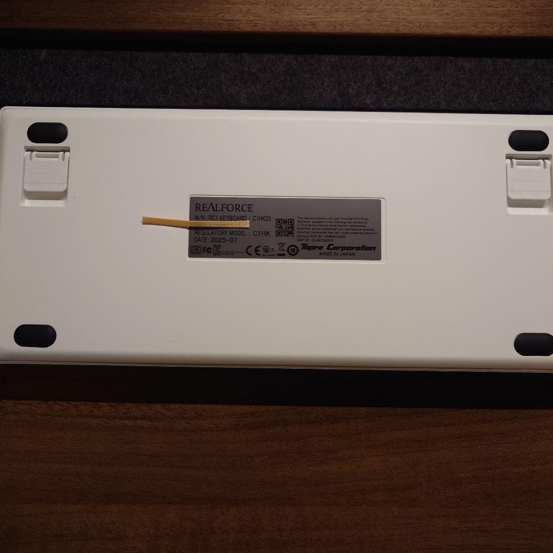 REALFORCE RC1 C1HK23 30g 白 英語配列