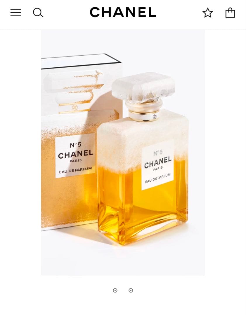 CHANELシャネル 【新品未使用】N°5 オードパルファムスノウ特別限定品