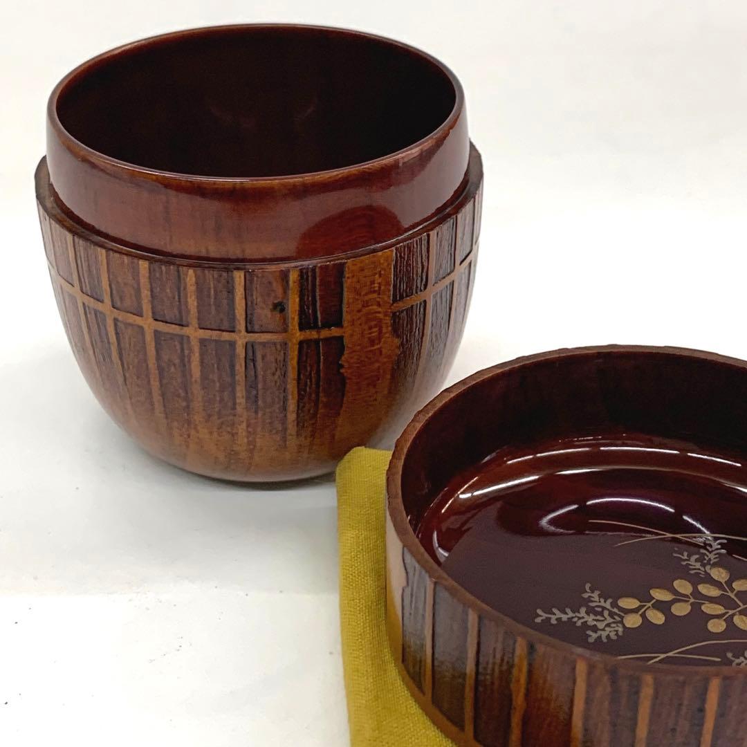 【茶器　鈴虫蒔絵　竹籤】和田寿峰　共箱