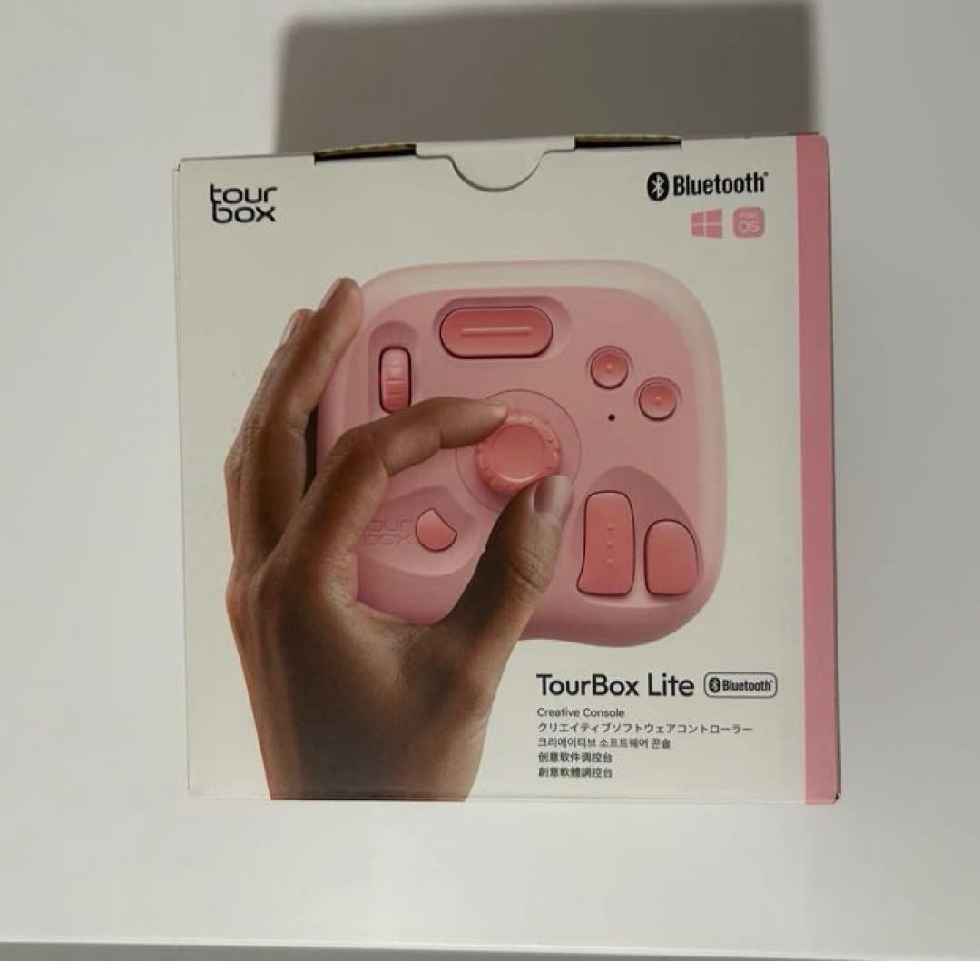 【美品】TourBox Lite ピンク 左手デバイス Bluetooth