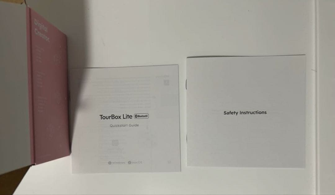 【美品】TourBox Lite ピンク 左手デバイス Bluetooth
